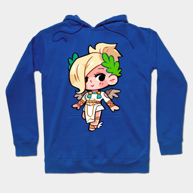 Winged Victory Mercy Hoodie by giraffalope